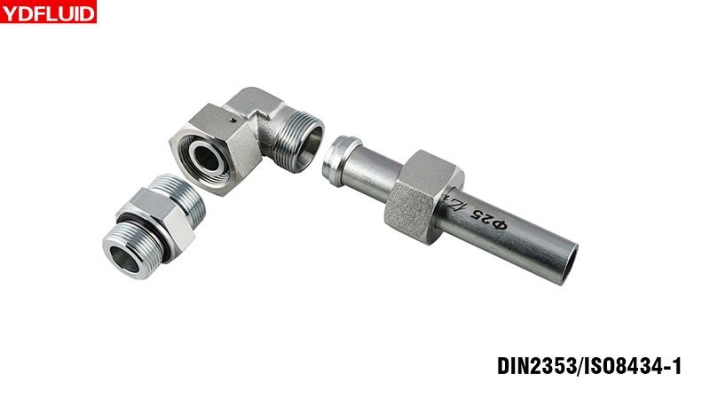 DIN draaibare verstelbare fitting